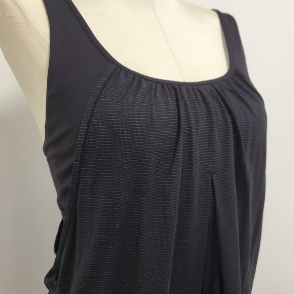 Lululemon Womens Run Times Tank Top Size 8 Black Athletic Workout Gym Fitness - Picture 2 of 9